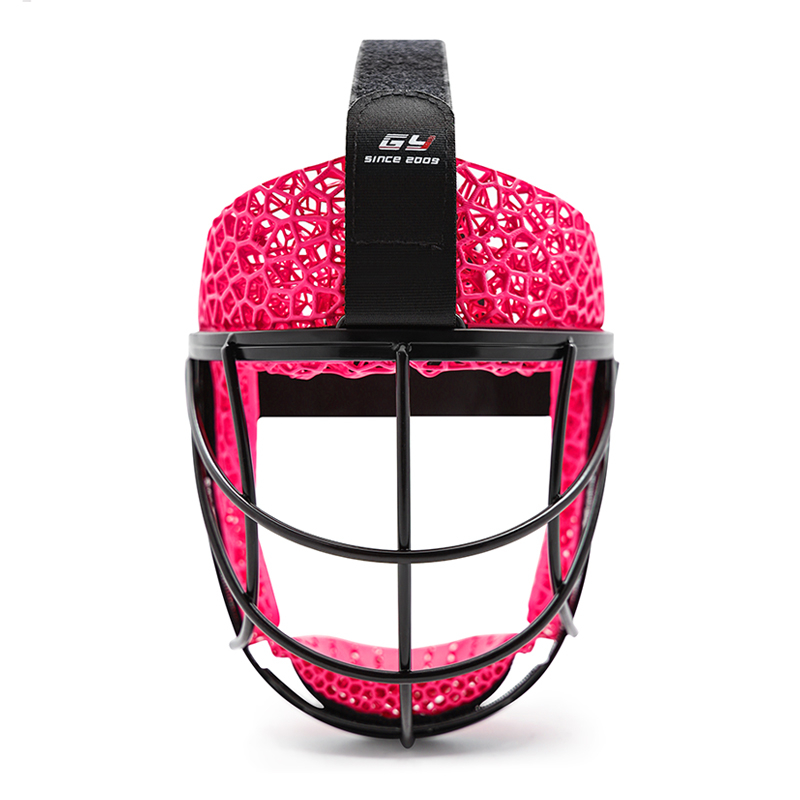 Anpassad 3D -tryckt skummetallfälthockey defensiv hörnmask