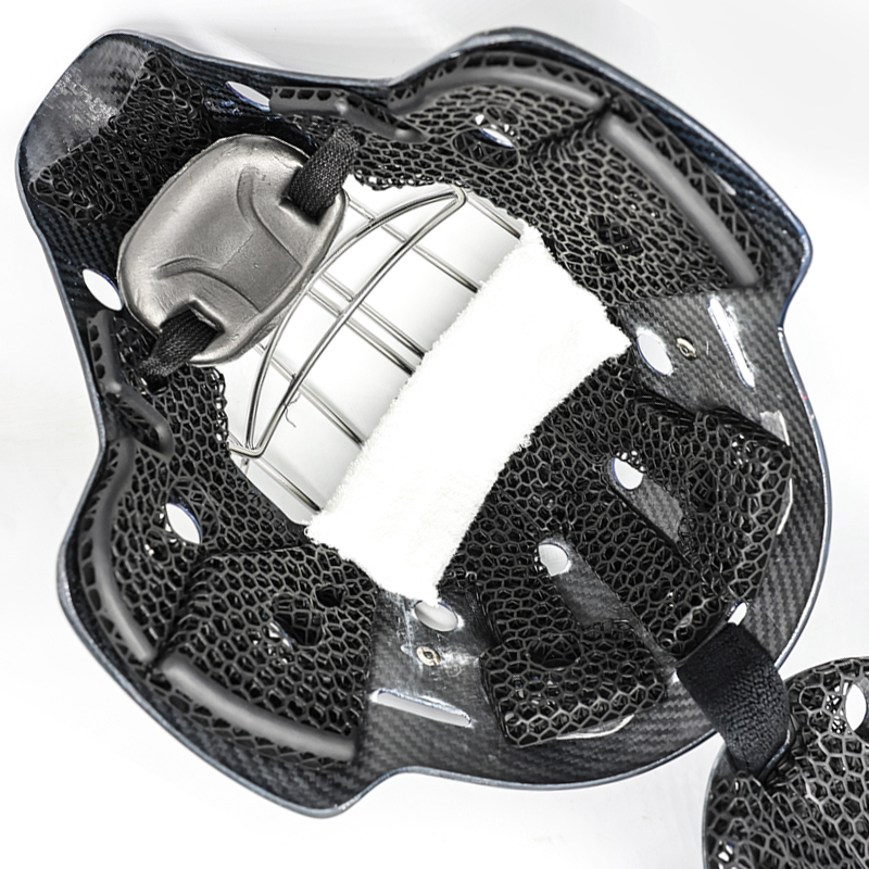 3D -tryckt foder Anpassad vuxen XL Ice Hockey målhjälm