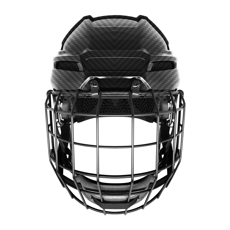 Original kolfiber 3D-tryckt liner ishockeyhjälm Custom