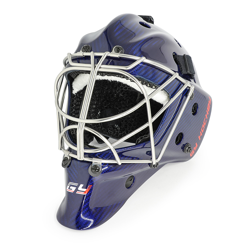 3D -tryckt foder Cat Eye Pro Hockey Goalie Helmet Senior