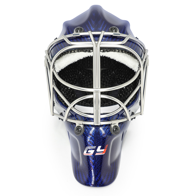 3D -tryckt foder Cat Eye Pro Hockey Goalie Helmet Senior