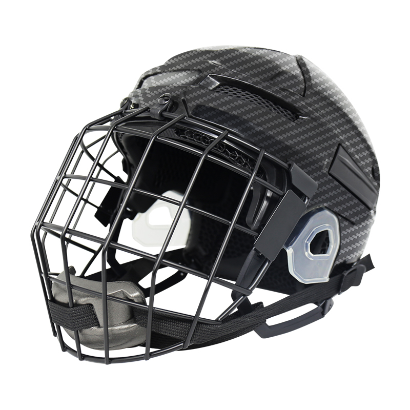 Original kolfiber 3D-tryckt liner ishockeyhjälm Custom