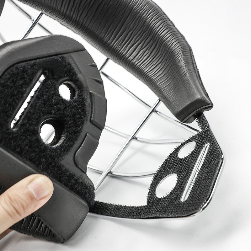 Rostfritt stålfälthockey full ansiktsmask för hörn