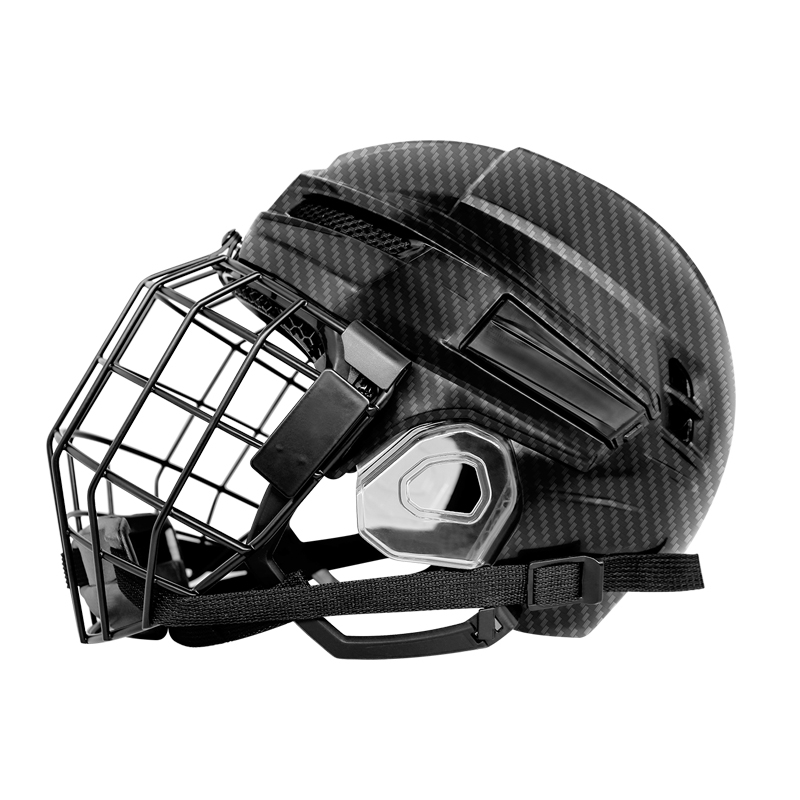 Original kolfiber 3D-tryckt liner ishockeyhjälm Custom