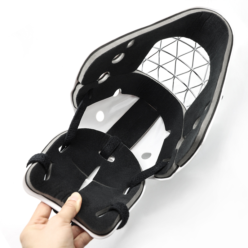 Slitstark lätt Ringette målvaktshjälm med komfortpassform