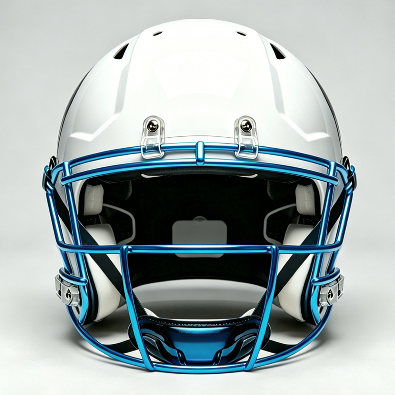 OEM höghållfast stål krom American Football ansiktsmask